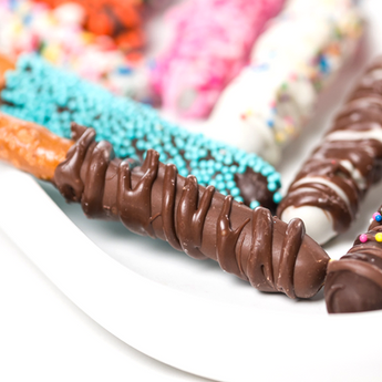 Milk Chocolate Dipped Pretzels