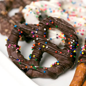 Dark Chocolate Pretzel Twists